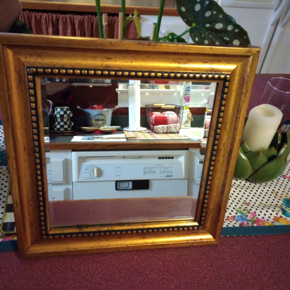 Mirror in Gold Frame